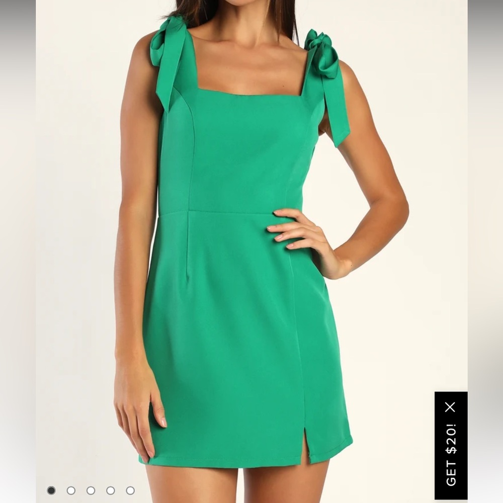 Lulu’s green mini dress- size medium